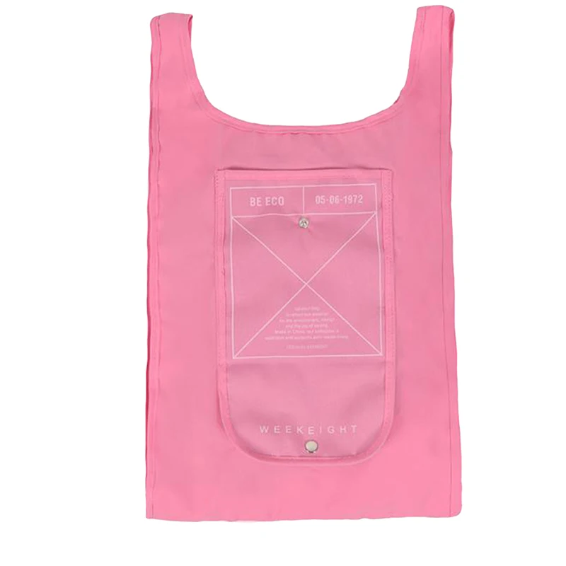 Portable Eco Grocery Storage Bag Folding Large Capacity Handbags Omen Foldable Tote Waterproof Reusable Shopping Bags | Дом и сад