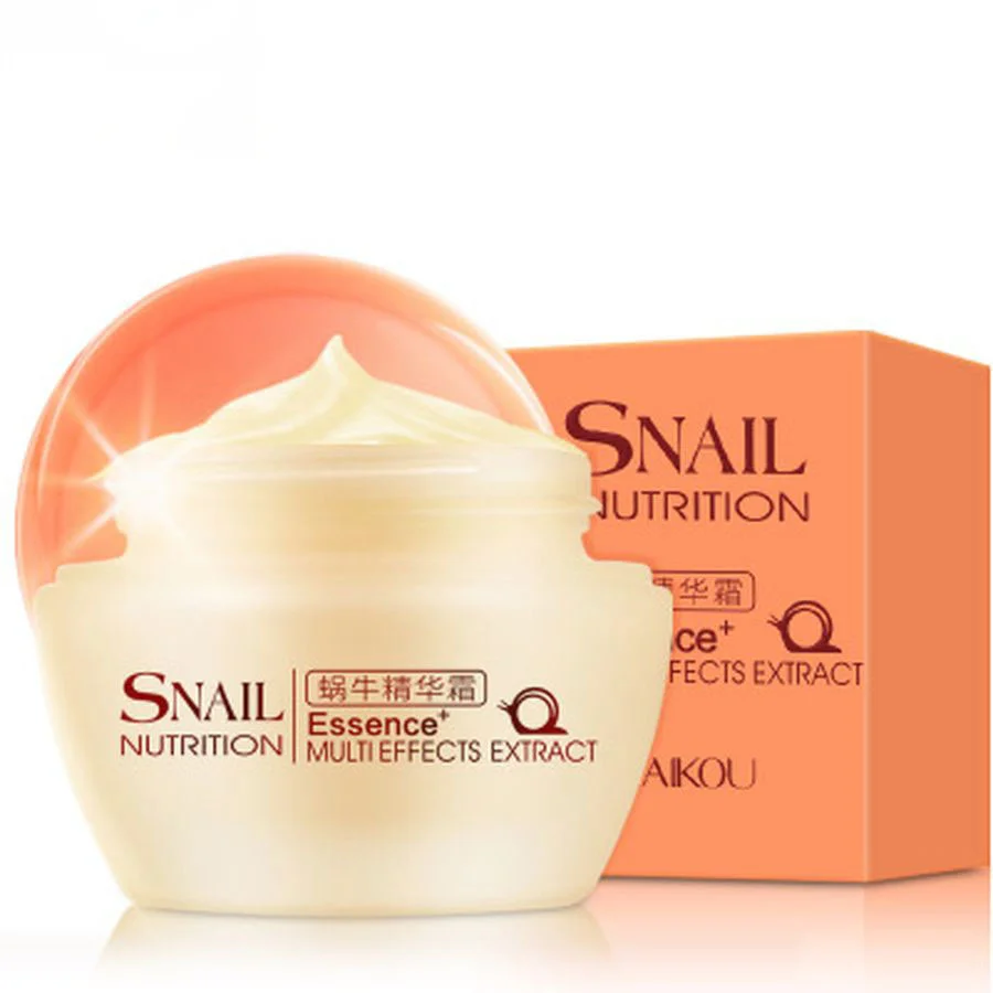 

Snail Cream for Face Essence Facial Serum Whitening Cream Moisturzing Anti Aging Wrinkle Face Cream Oil Control Skin Care
