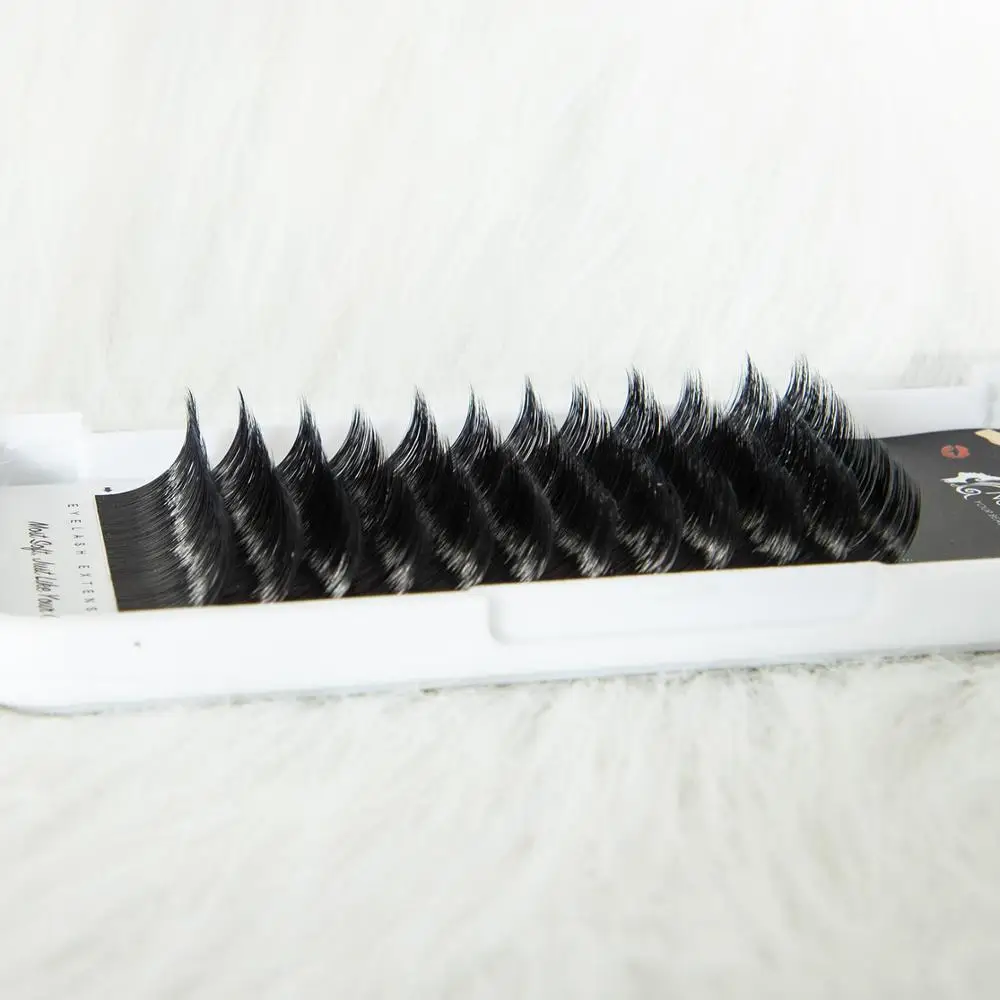 Neflyonlashes Easy Fan Eyelash Extension Pandora Mink HandMade Fast Volume Blossom Eyelashes Extensions Camellia False Lashes | Красота и