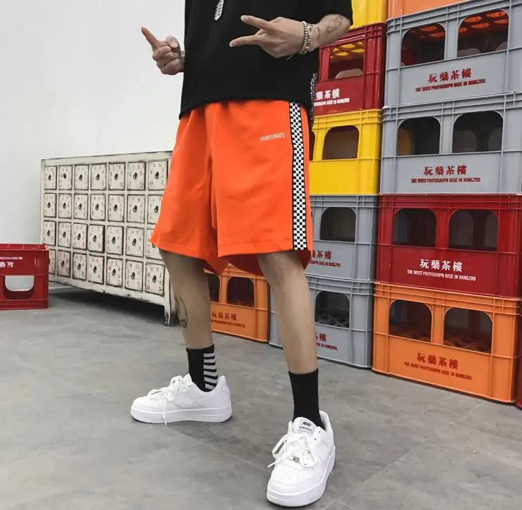Летние мужские шорты в стиле хип хоп|Мужские шорты| |