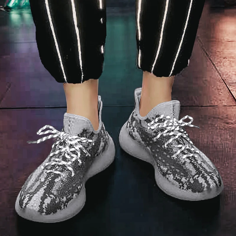

White Casual Shoes Scarpe Casual Stone Mens Shoe Men Shoes Loafers Tenis Masculinos New Dress For Outdoor Breathable Anti-slip