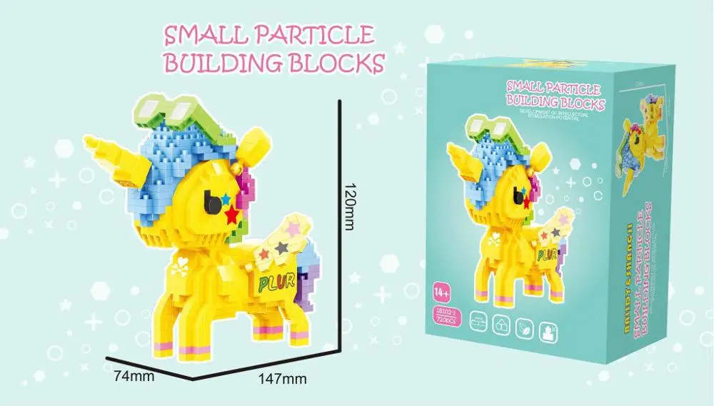 LOZ Qute Алмазный Блок пластиковые милые строительные блоки игрушки кирпичи