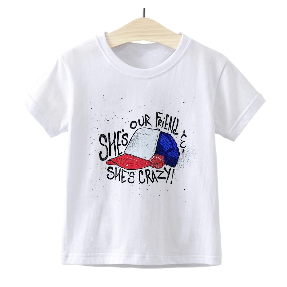 

Fashion Cool Baby Boys Clothes Stranger Things Printed Summer Tshirt Loose Breathable Brands Kids Tops Streetwear Child T-shirts