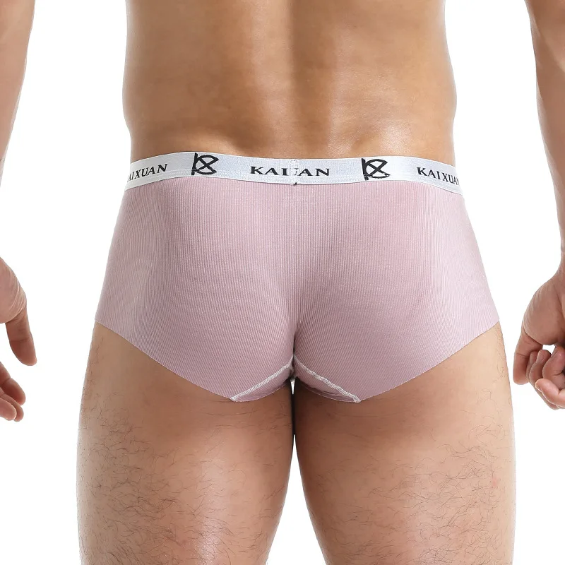 Мужские шорты-боксеры из модала Бесшовные скольжения Homme нижнее белье Calzoncillo