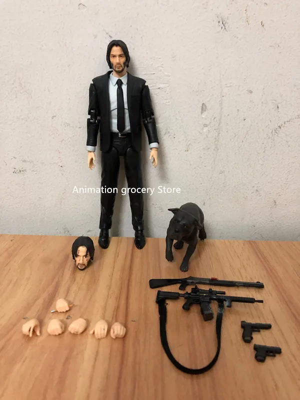 15 см новый тип Mafex 085 Джон фитиль глава 2 экшн-фигурка Коллекционная модель игрушка