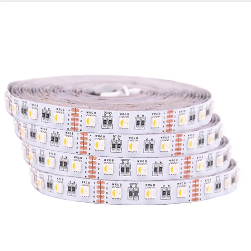 5pin светодиодная лента 5050 DC12V 24v 4 в 1 RGBW гибкий светодиодный светильник RGB + белый/RGB