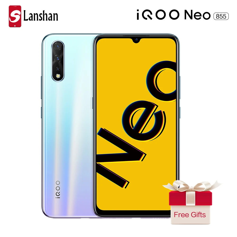 В наличии vivo iQOO Neo 855 мобильный телефон 6 Гб 64 Snapdragon Восьмиядерный 33 Вт Dash зарядка