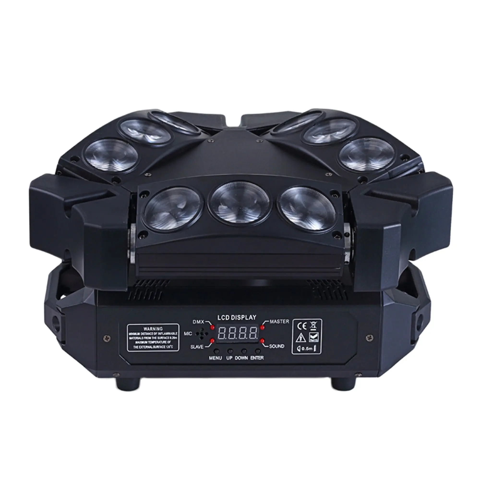 

Новое поступление, мини светодиодный светильник-паук 9x1, 0 Вт, RGBW 16/48CH, сценический светильник DMX, светодиодный светильник-паук для диджеев, дв...