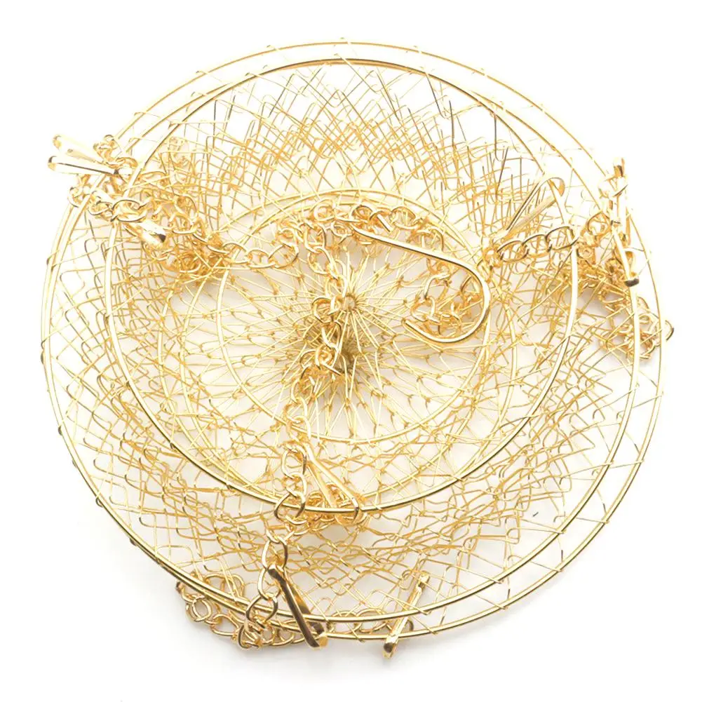 3-уровневая кухонная подвесная корзина для фруктов Проволочная складная крючок