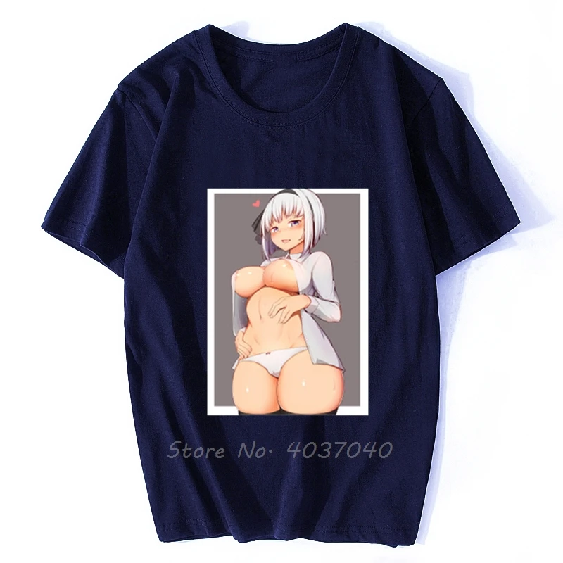 Летние модные 3d-футболки для мужчин Himiko Waifu забавная футболка Lewd с аниме девушкой