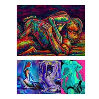 sexy women naked lover graffiti art poster canvas painting mural bedroom home wall picture decoration cuadros