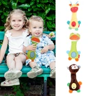 Детские погремушки BB Stick, Мультяшные тренировочные игрушки для захвата, плюшевые игрушки для младенцев, пищалки для малышей, ручной Колокольчик, плюшевые куклы