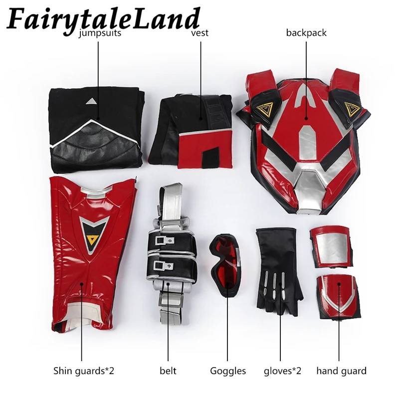 Halloween Cosplay Superhero Falcon Costume Fancy Adult Men Captain Jumpsuit Armour Bag Battle Outfit