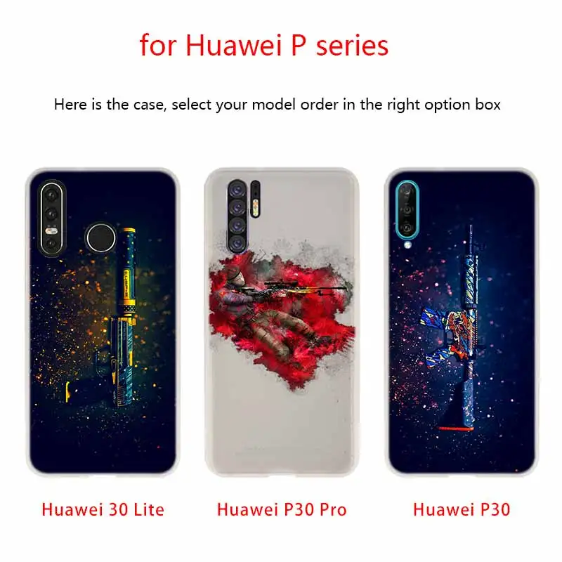 Силиконовый мягкий чехол из ТПУ для Huawei P30 P40 P20 Pro P10 P9 Lite P Smart Z 2020 Counter Strike Global