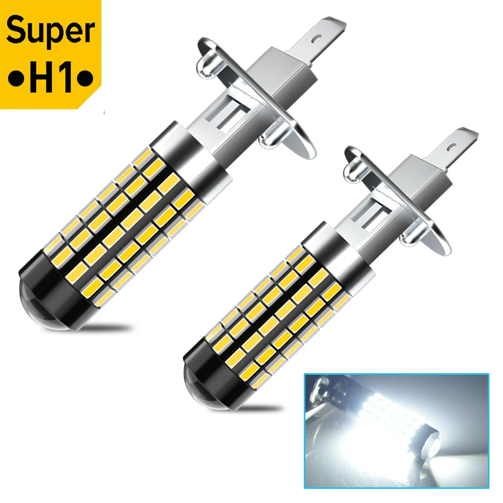 2 шт. супер яркий H1 H3 светодиодный лампочка 78 4014SMD 880 881 H27 Автомобильные