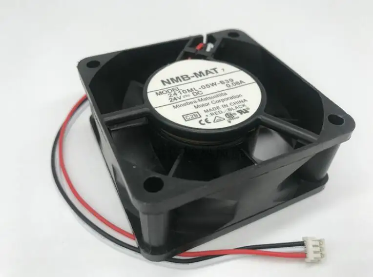 Оригинальный 6025 2410ml-05w-b39 dc24v 0.08a 60*60*25 мм 3-проводной инверторный вентилятор -