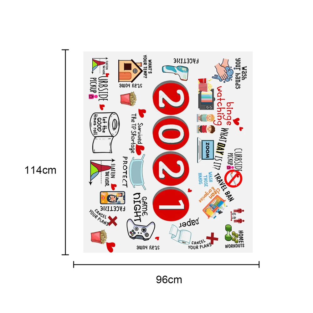 

2021 Wool blanket Commemorative Blanket Warm Comfortable Throw Blankets for Bed Sofa Chair Camping Welcome to the New Year