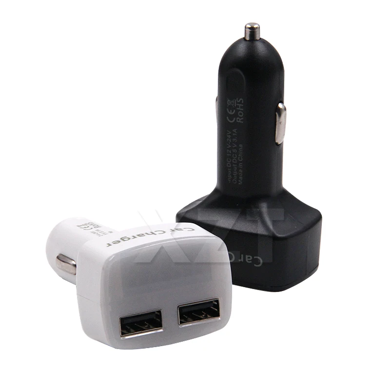 New 4 in 1 Car Charger Dual USB DC 5V 3.1A Universal Adapter With Voltage/temperature/Current Meter Tester Digital LED Display | Автомобили