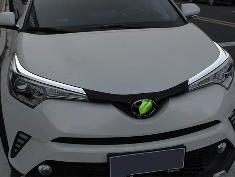 ABS Автомобильная передняя фара s-образная осветительная рамка Накладка для