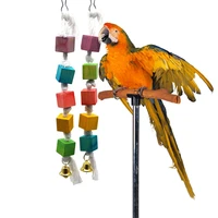 parrots bird cage toys bird swing hanging chewing wooden accessories for pet toy swing stand parakeet cage toy pet supplies