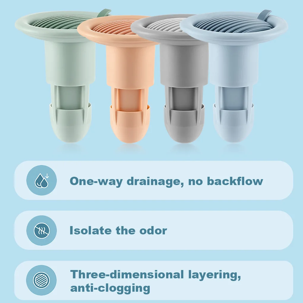 

Дезодорирующая трубка для дренажа пола, антизапаховый дренажный фильтр для защиты от насекомых, фильтр для душа, предотвращение обратного ...
