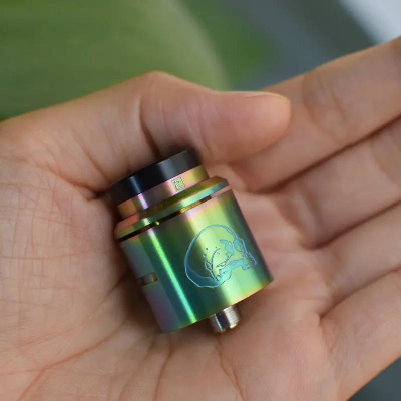 rainbow Новейший C2MNT rda V2 RDA с bf контактным ремонтом 24 мм атомайзер, совместимый с механическим модом, дополнительный Бесплатный 810 капельный наконечник - Цвет: rainbow