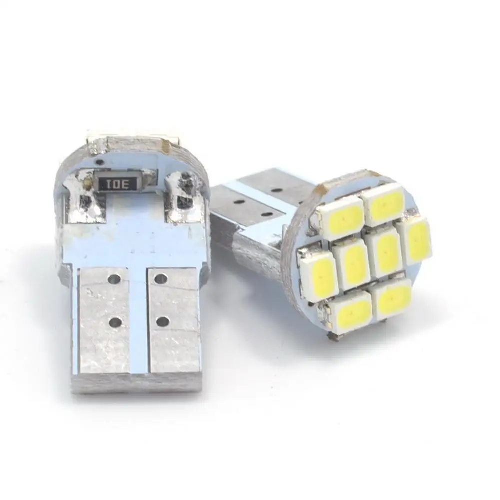 10X T10 Белый Автомобильный светодиодный указатель поворота номерного знака