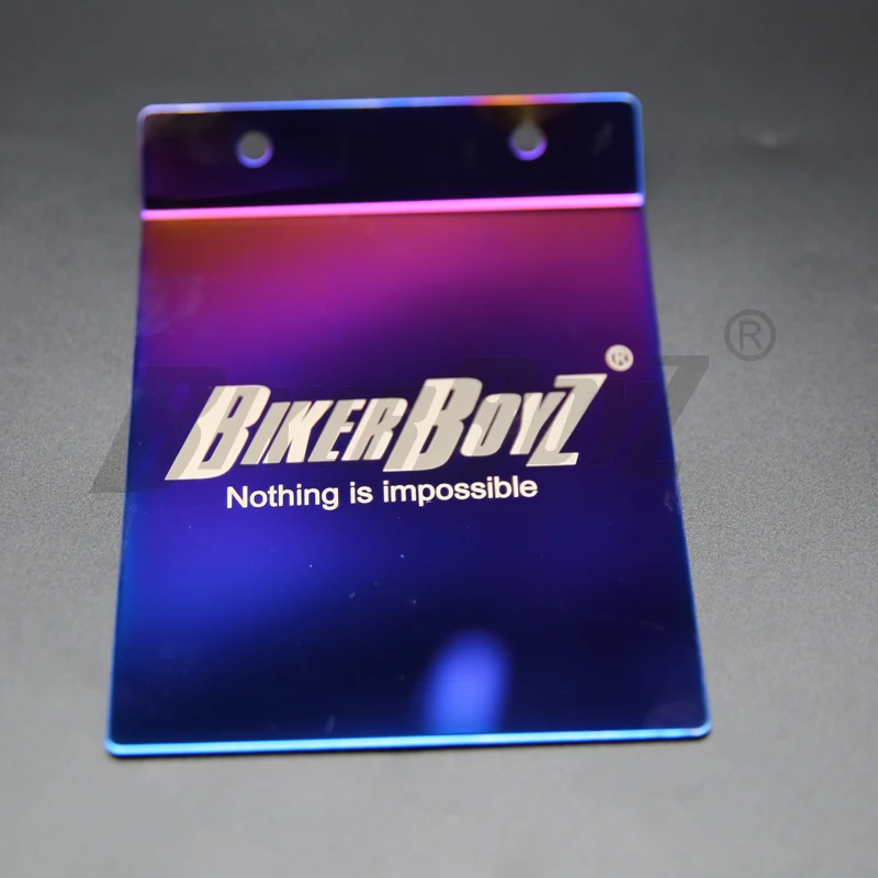 

Flaps Splash Guard Wheel Cover for Suzuki Y15 RS150 LC135 BIKERBOYZ Motorcycle Single Barrel Rear Damping Fender Mud