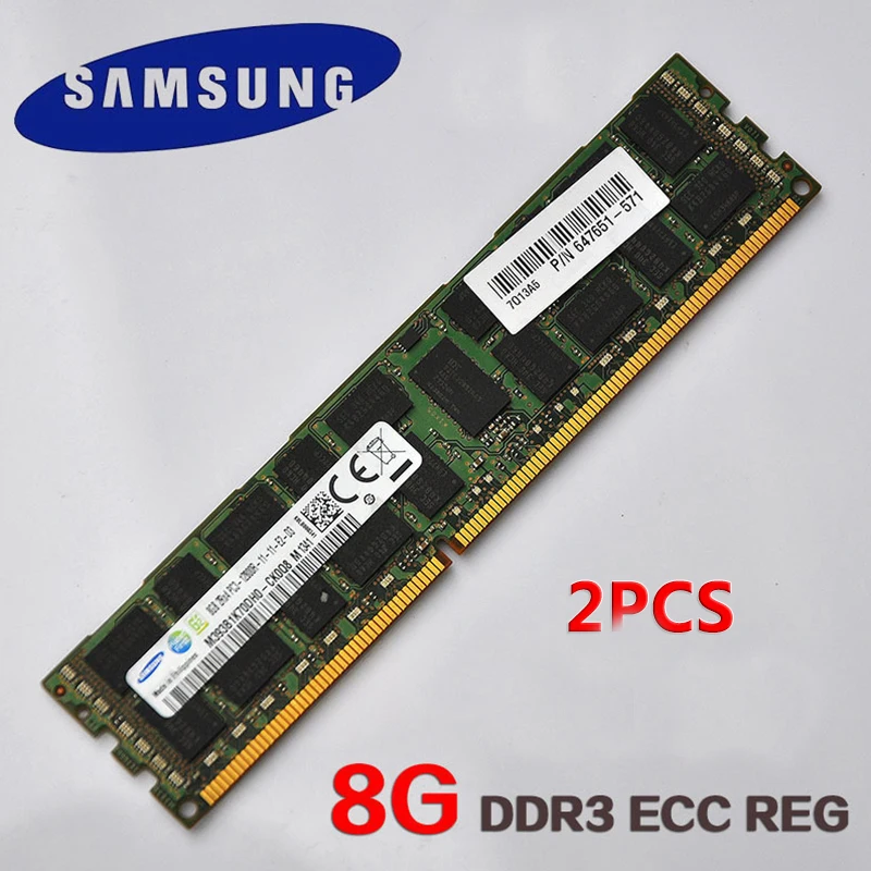 X58 настольная материнская плата LGA 1366 M-ATX с 16 Гб оперативной памяти(2*8 ГБ) с Intel Xeon X5670