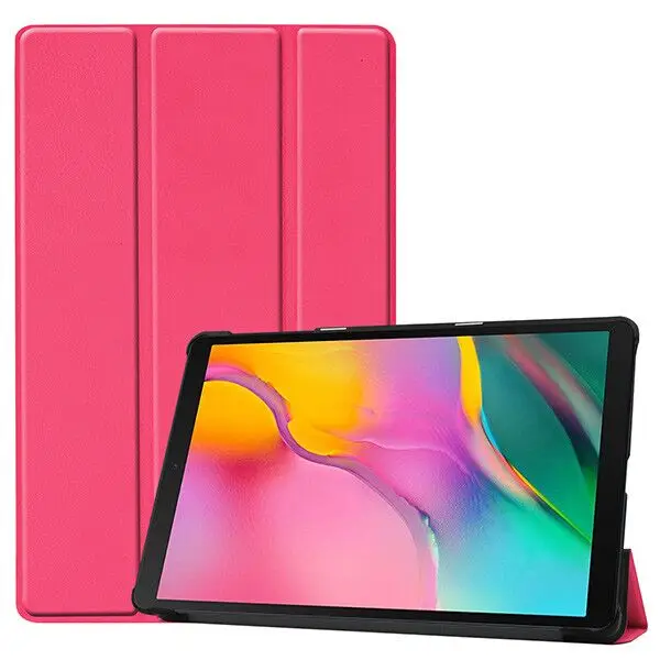rose pink Умный чехол для samsung Galaxy Tab A SM-T510 SM-T515 T510 T515 чехол-подставка для планшета Tab A 10,1 '' чехол для планшета - Цвет: rose pink