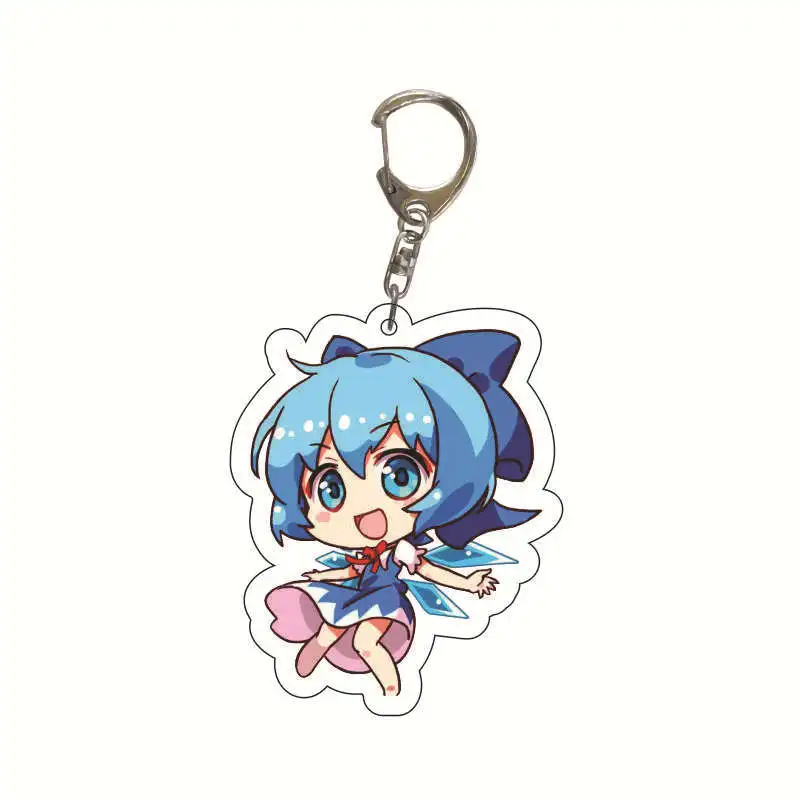 Game Touhou Project Cosplay Keychain Badge Accessories Key Chain Cartoon Pendant Christmas Gifts | Chains
