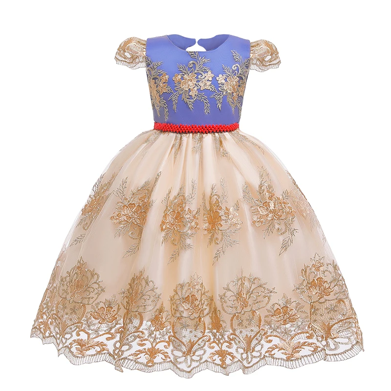 Причудливое платье в полоску для девочек детские платья вечерние вечеринки