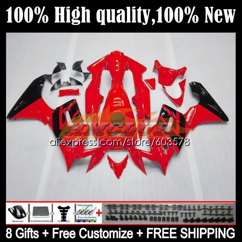 

Body For HONDA CBR-125R CBR 125R 125CC 86CL.43 CBR125R 02 03 04 05 06 CBR125RR 2002 2003 2004 2005 2006 Fairing Kit Glossy red