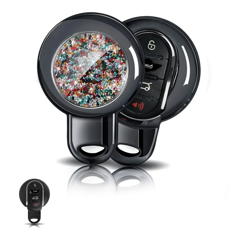 

Чехол для ключей с кристаллами, бриллиантовый брелок для BMW Mini Cooper S JCW F55 F56 F54 R56 R57 R58 R59 R60 R61
