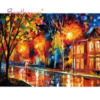 bristlegrass wooden jigsaw puzzle 500 1000 piece street lamp educational toy collectibles decorative oil painting art home decor