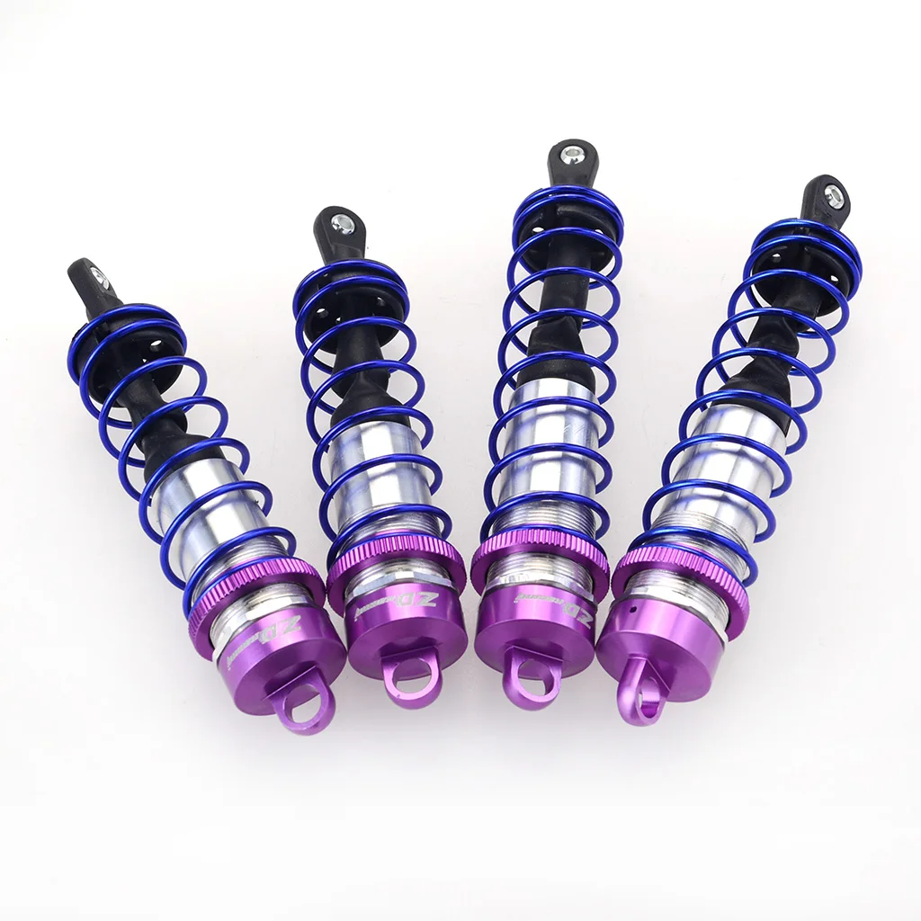 Surpass Hobby ZD-amortiguador de Metal lleno de aceite, 120mm, 143mm, para coche de control remoto 1/8, HSP Racing, HPI, Traxxas, Wltoys, 4 Uds.-4