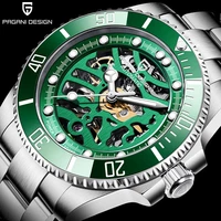 pagani design wristwatches luxury diving watch luminous mens automatic 100m waterproof steel mechanical quartz men reloj hombre