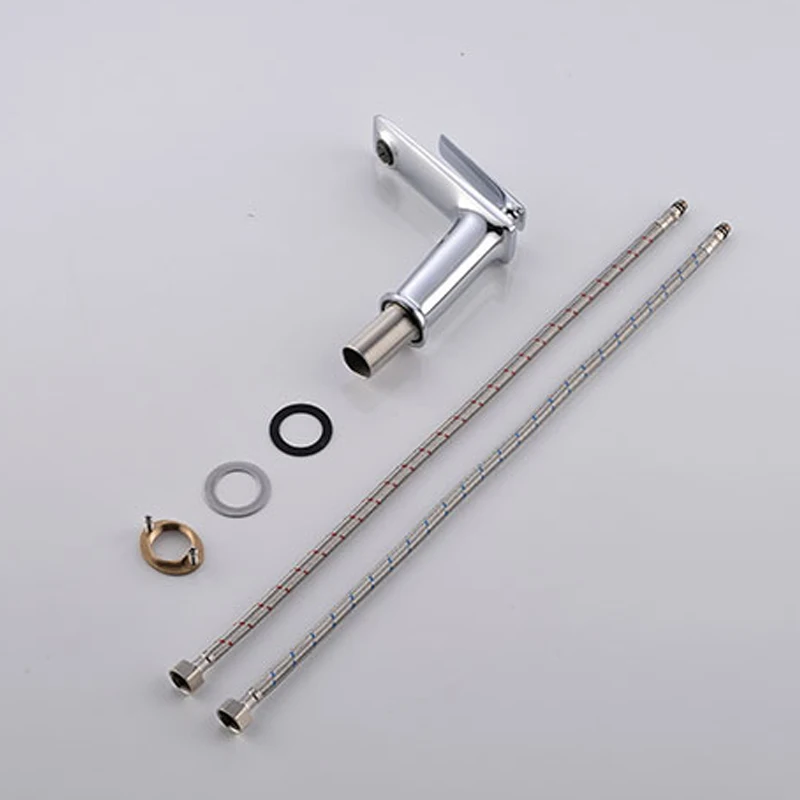 

Deck Mounted Square Basin Faucet Black Bathroom Washbasin Mixer Tap Single Handle Mixer Tap Basin Tap Torneira da bacia