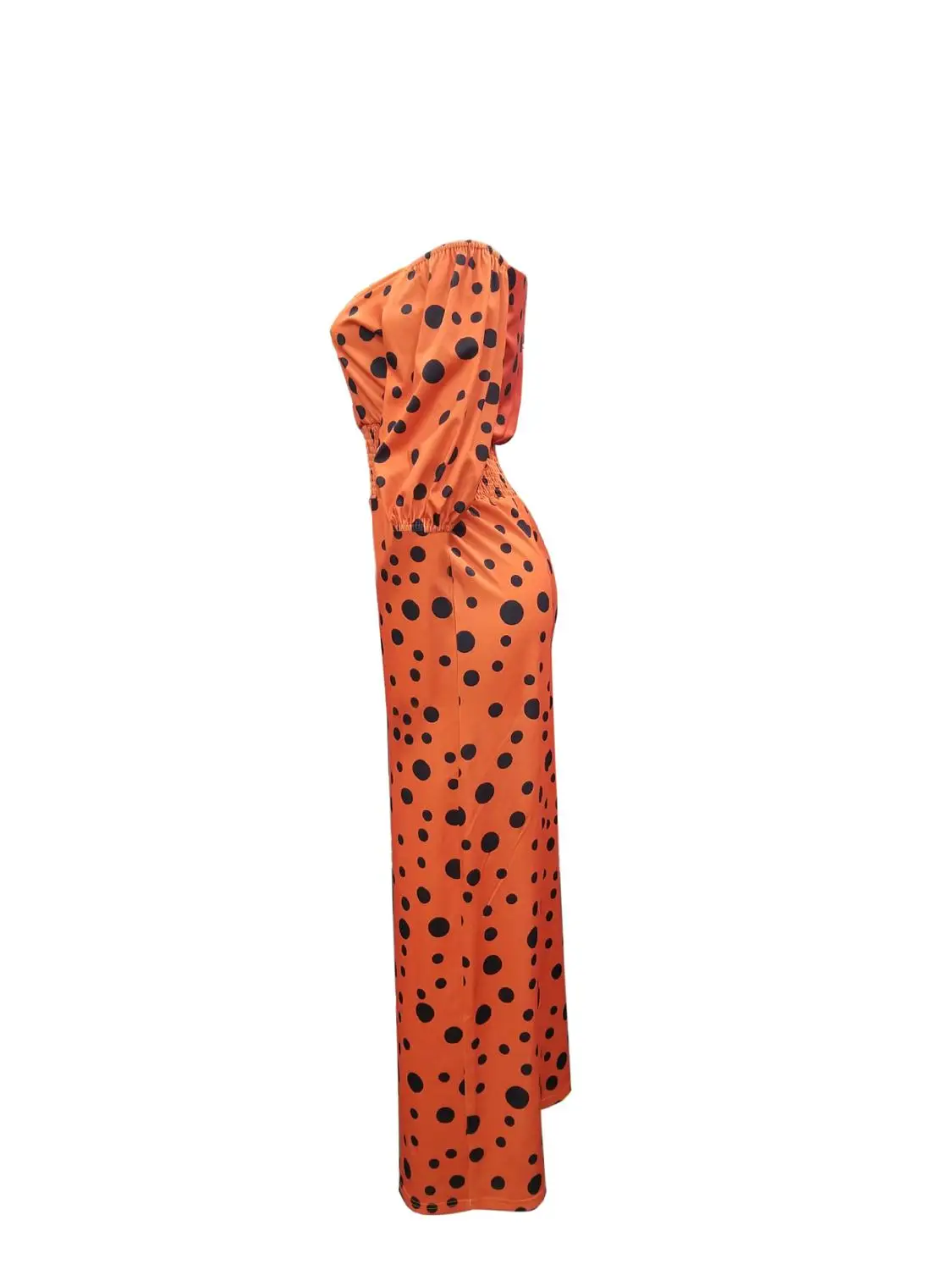 

Polka dot deep V jumpsuit trousers jumpsuit sportswear ladies 2020 women's work clothes tights bodysuits for women