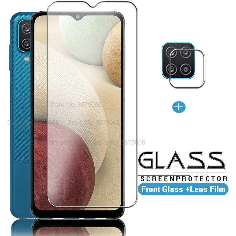 

For Samsung A12 Glass camera lens protective cover For Samsung Galaxy A12 A 12 A125F 6.5'' Tempered Glass sansung coque fundas