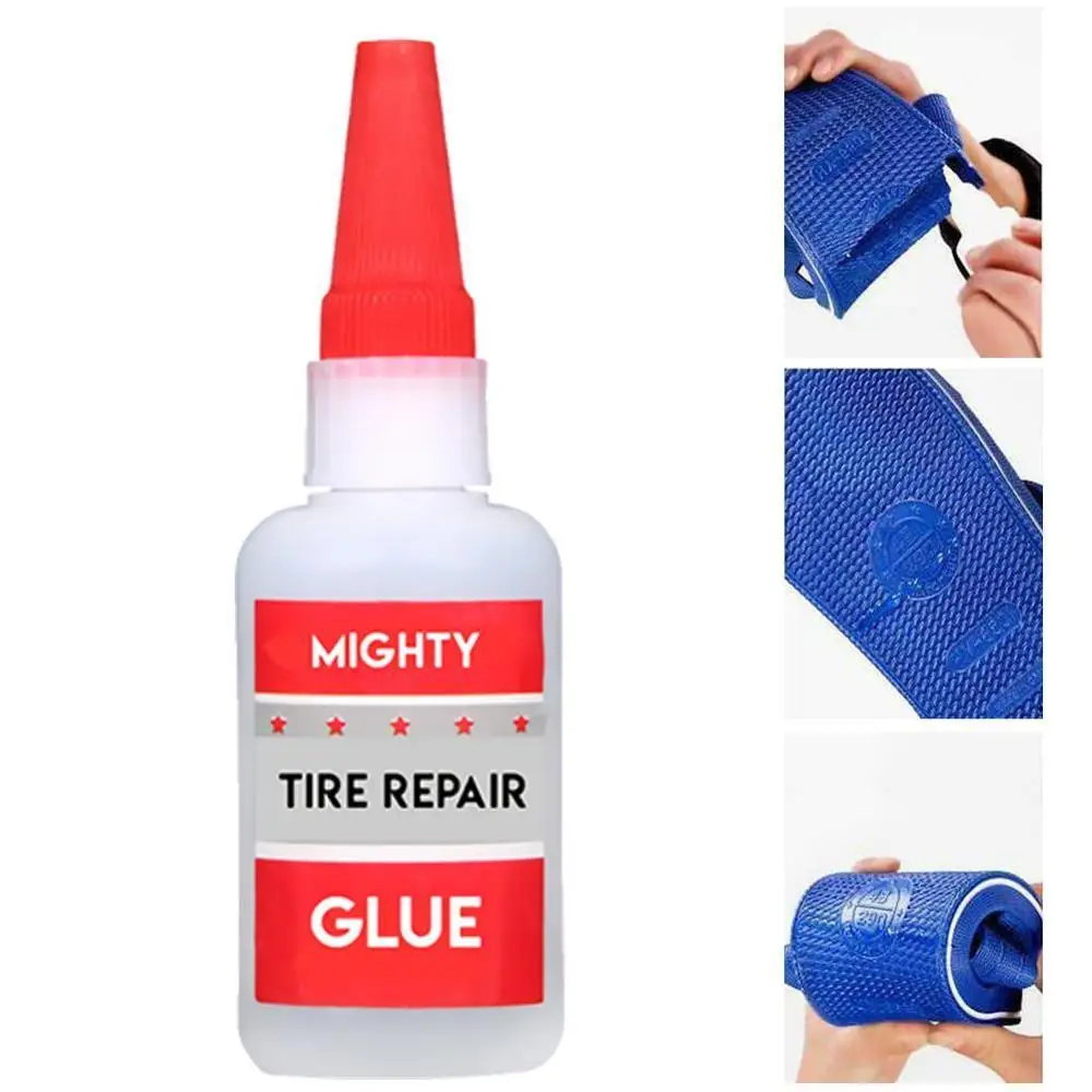 

50ml Mighty Tire Repair Glue Tyre Puncture Sealant Plastic Glue Bike Wood For Metal Patch Repair Tire Repair Car Welding Ce Z5X8