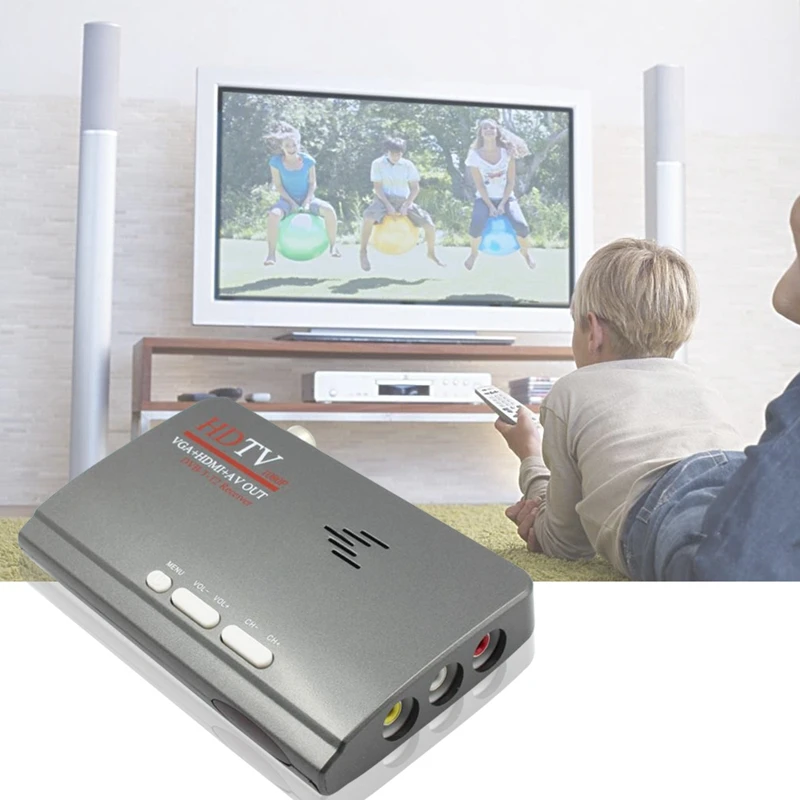 2018 Новый Цифровой HDMI DVB-T/T2 dvbt2 TV VGA модный приемник конвертер | Электроника