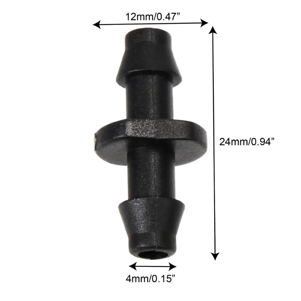 Шланг садовый прямой с двумя зазубринами диаметром 100 дюйма 25/50/1/4 шт.|Соединители