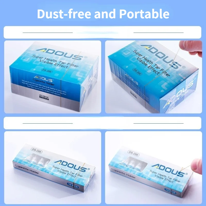 Одноразовый держатель для сигарет мундштук с отказанным фильтром чистки