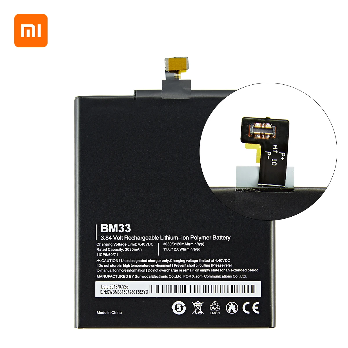Оригинальный аккумулятор Xiao mi 100% BM33 3120 мАч для Xiaomi 4i Mi Mi4i M4i высококачественные