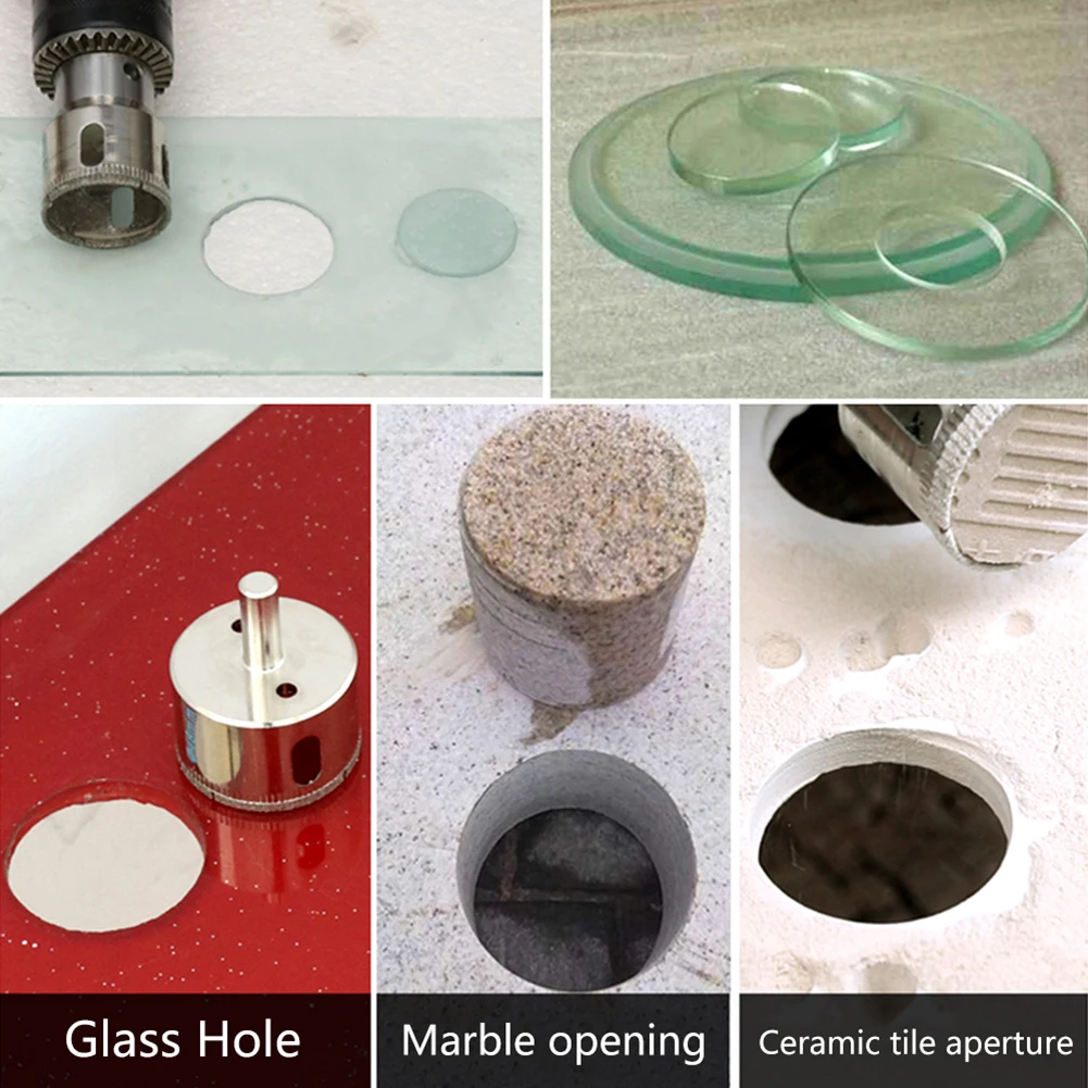 Marble Drill Bits Ceramic Hole Saw Tipped Granite pumice 20pcs Set | Инструменты