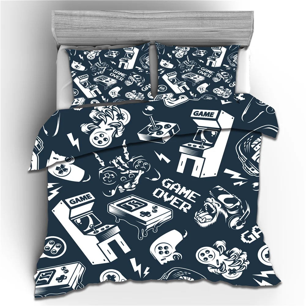 

3D Game Bedding Set Queen Bedding Duvet Cover Set Bedding Set Bed Cover Cotton Queen Bedroom Bed Cover Set Bed Set Bedding