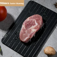 fast defrosting trays thawing plate frozen food meat fruit quick defrosting plate board defrost kitchen gadget tools