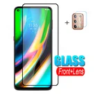 Закаленное стекло для Motorola Moto G9 Plus полное покрытие объектива камеры Защитная пленка для экрана на MotoG9 Moto G9 Plus защитное стекло