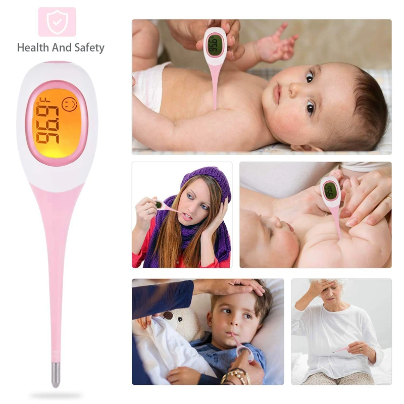 

2 in 1Digital Thermometer Instruments for Fever Temperature Meter for Baby Children Adult Oral Rectal Underarm